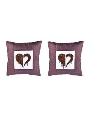 Heart Printed Set Of 5 Cushion Covers - 14535877 - Standard Image - 2