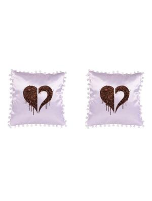 Heart Printed Set Of 5 Cushion Covers - 14535883 - Standard Image - 2