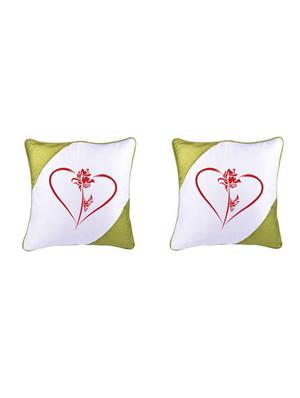 Heart Printed Set Of 5 Cushion Covers - 14535918 - Standard Image - 2