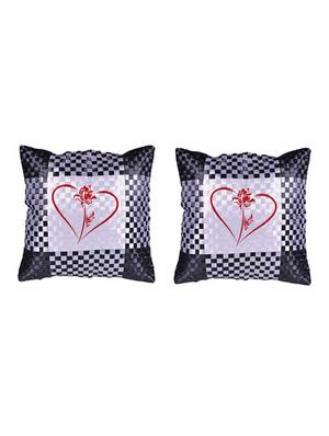 Heart Printed Set Of 5 Cushion Covers - 14535934 - Standard Image - 2