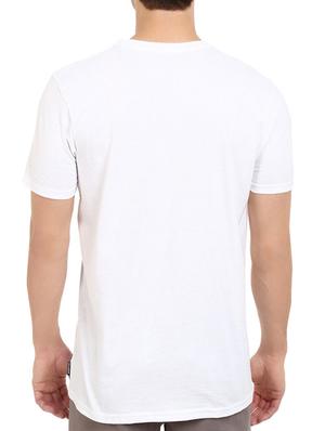 white cotton chest print tshirt - 14536053 - Standard Image - 2