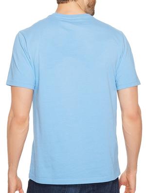 blue cotton chest print tshirt - 14536082 - Standard Image - 2
