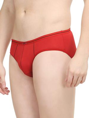 red cotton brief - 14536220 - Standard Image - 2
