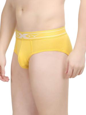 yellow cotton brief - 14536225 - Standard Image - 2
