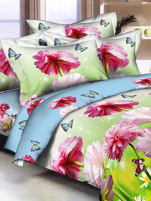 Micro Fibre Double Bedsheet With Two pillow covers - 14536581 - Standard Image - 2