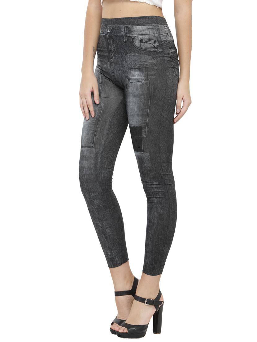 grey printed jegging - 14537990 - Zoom Image - 2