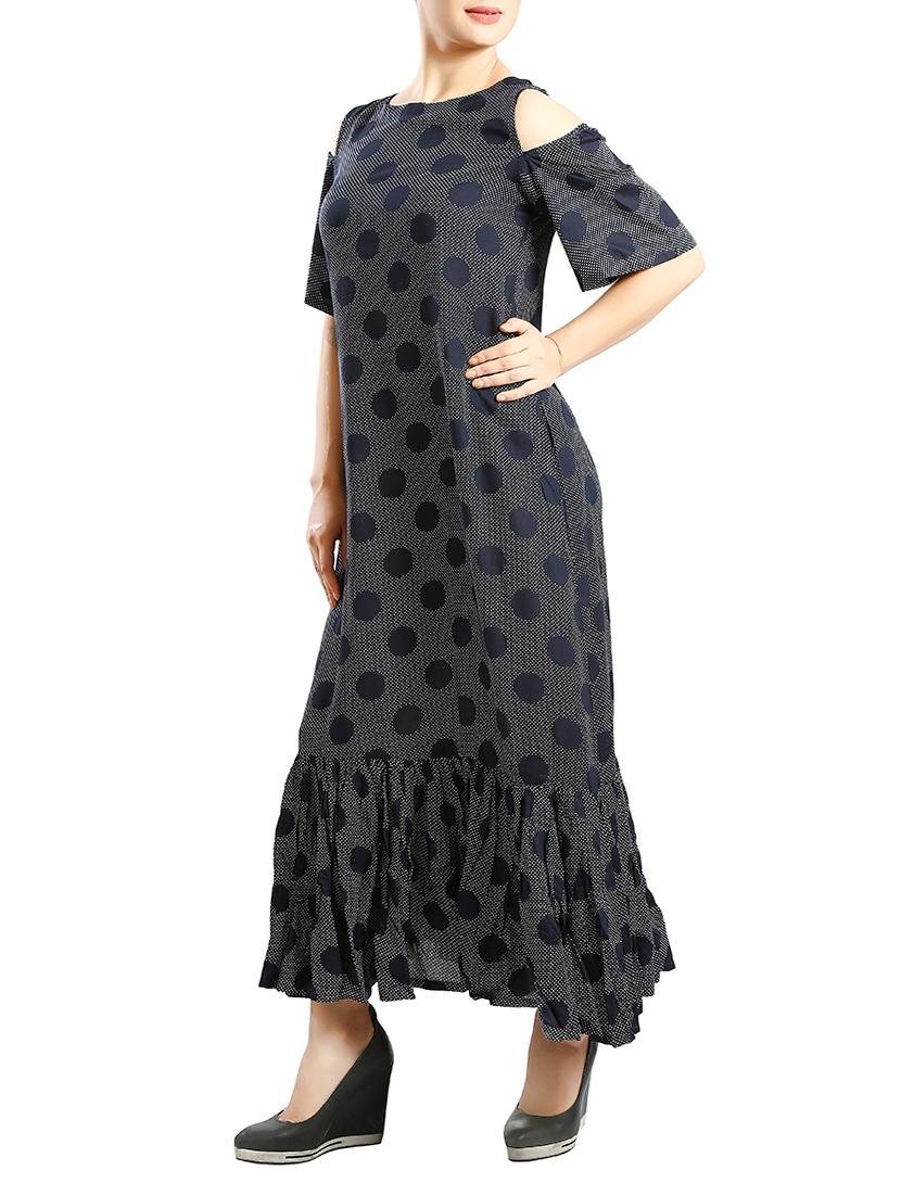 grey rayon maxi dress - 14538861 - Zoom Image - 2