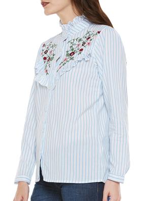 light blue striped shirt - 14539695 - Standard Image - 2