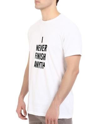 white cotton chest print tshirt - 14540377 - Standard Image - 2