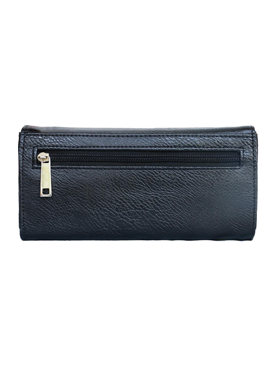 black leatherette regular clutch - 14540591 - Zoom Image - 2