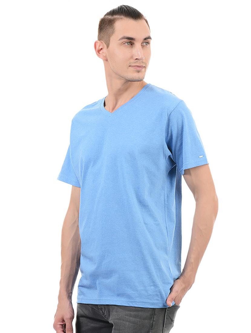 blue cotton t-shirt - 14542178 - Zoom Image - 2
