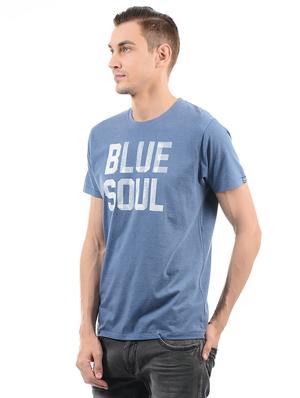 navy blue cotton t-shirt - 14542215 - Standard Image - 2