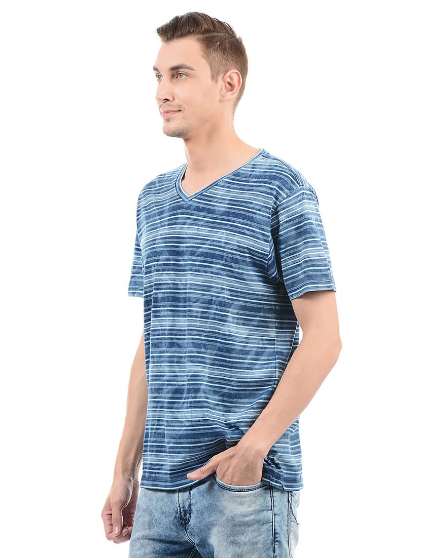 blue cotton t-shirt - 14542225 - Zoom Image - 2