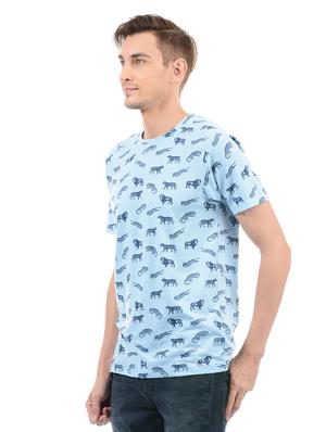 blue cotton t-shirt - 14542262 - Standard Image - 2