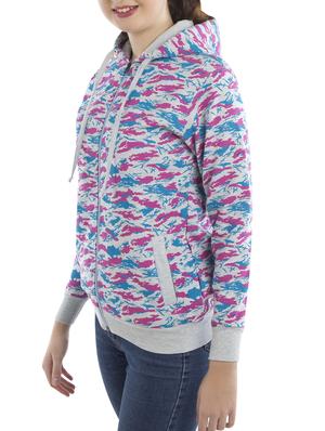 Multicolored hooded sweatshirt - 14542927 - Standard Image - 2