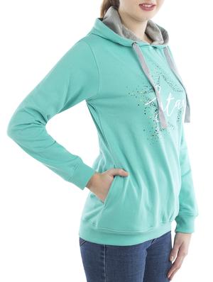 Green printed sweatshirt - 14542936 - Standard Image - 2