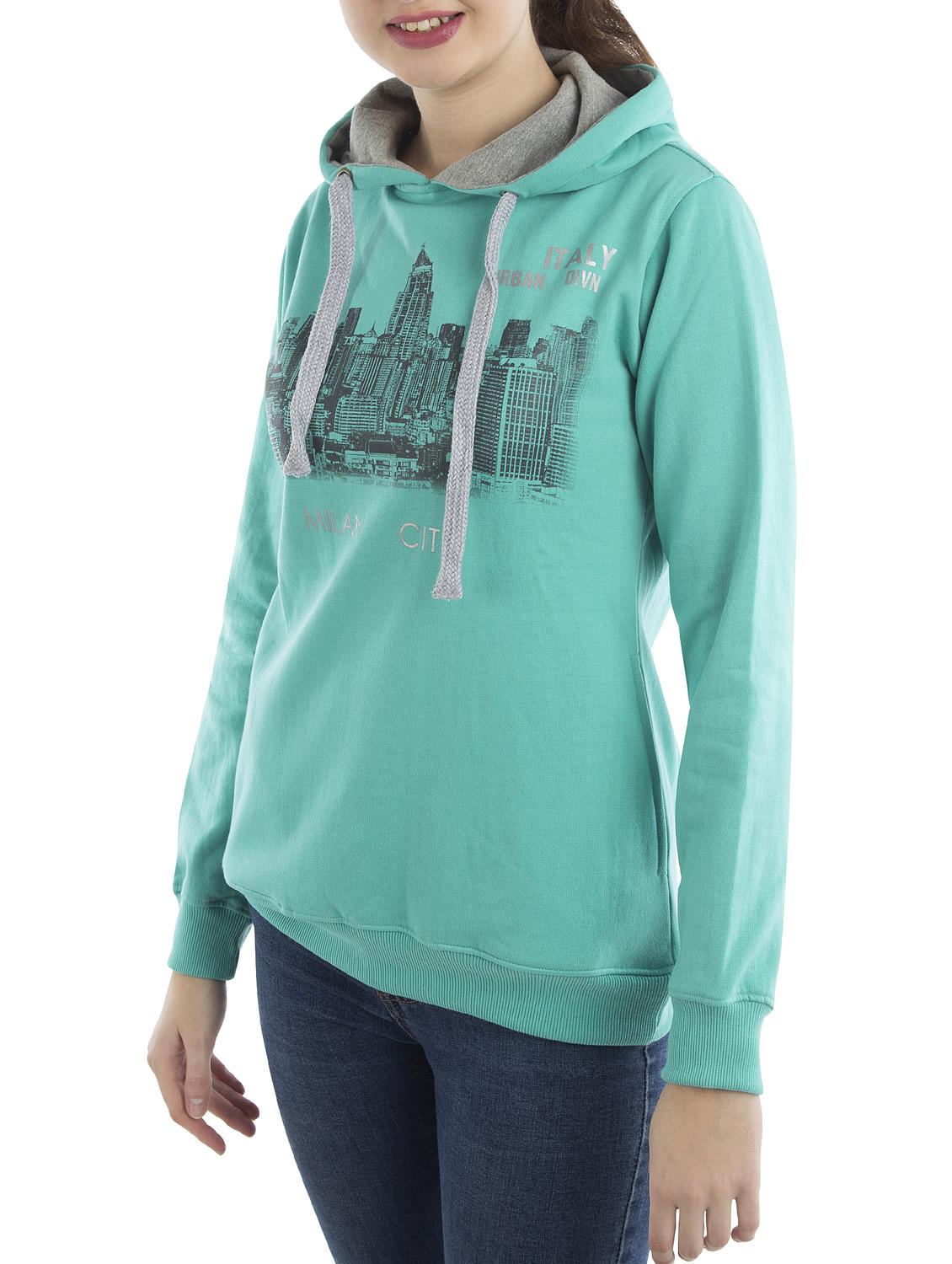 blue printed sweatshirt - 14542940 - Zoom Image - 2