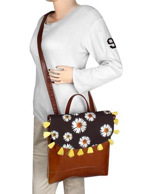brown leatherette backpack - 14543184 - Standard Image - 5