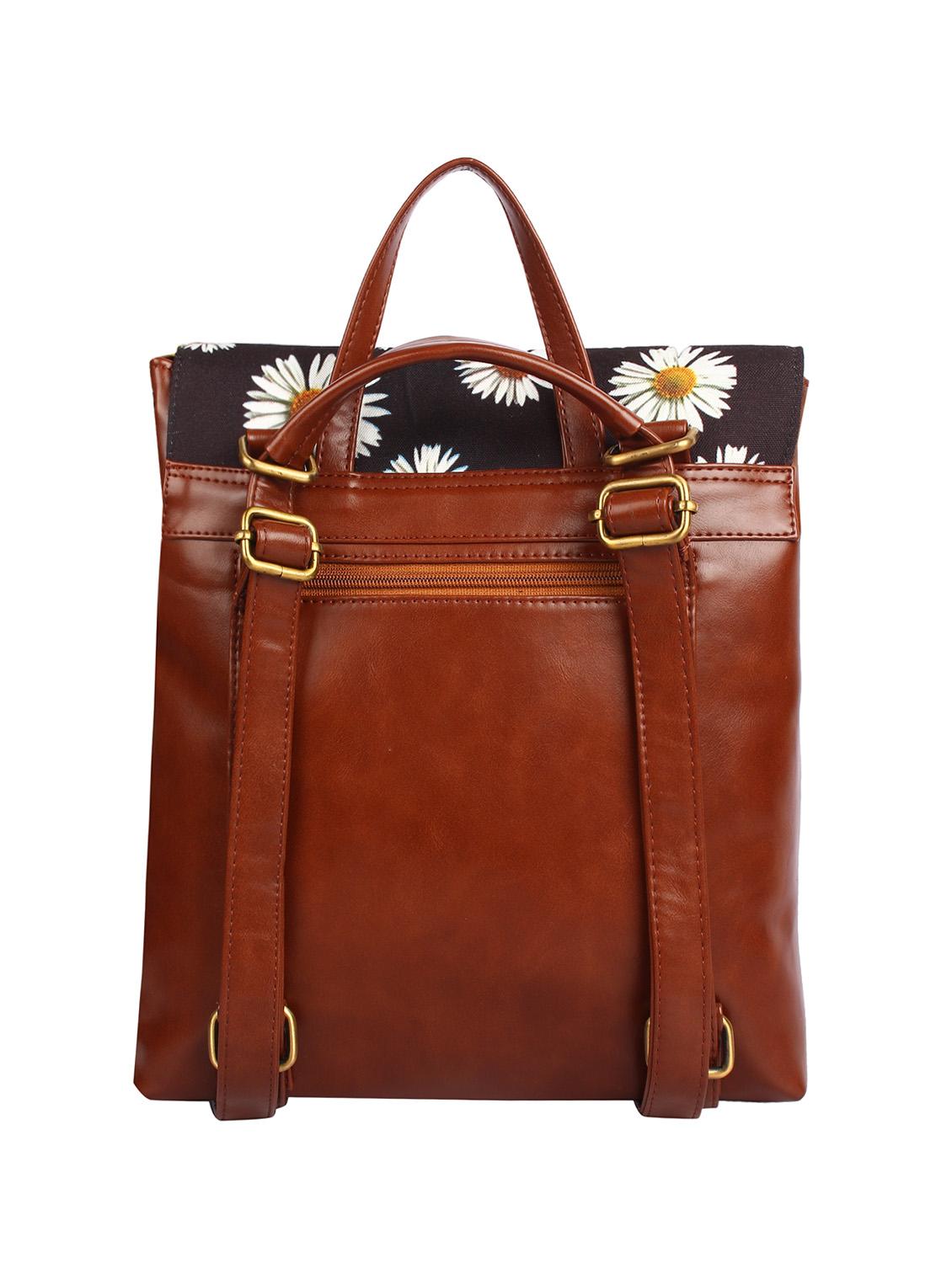 brown leatherette backpack - 14543184 - Zoom Image - 2