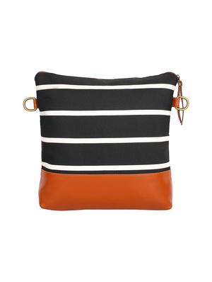 black canvas regular sling bag - 14543193 - Standard Image - 2