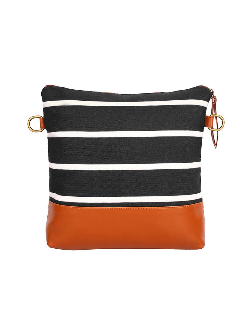 black canvas regular sling bag - 14543193 - Zoom Image - 2