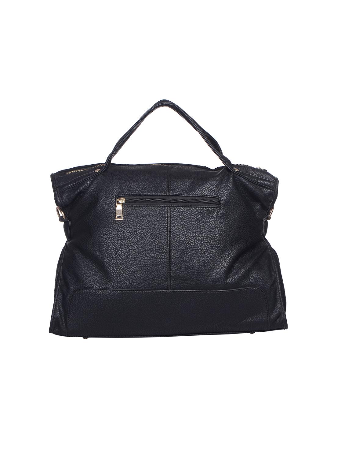 black leatherette (pu) regular handbag - 14543897 - Zoom Image - 2
