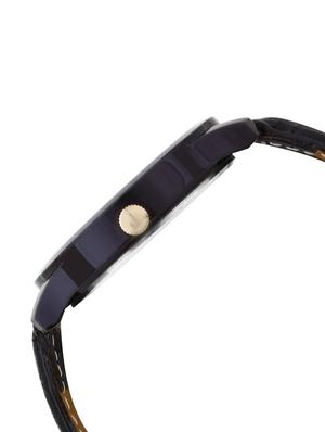 Golden Bell Original Black Dial Black Leather Strap Analog Wrist Watch for Men - GB-607 - 14544086 - Standard Image - 2