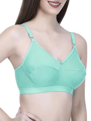 sea green solid bra - 14544207 - Standard Image - 2