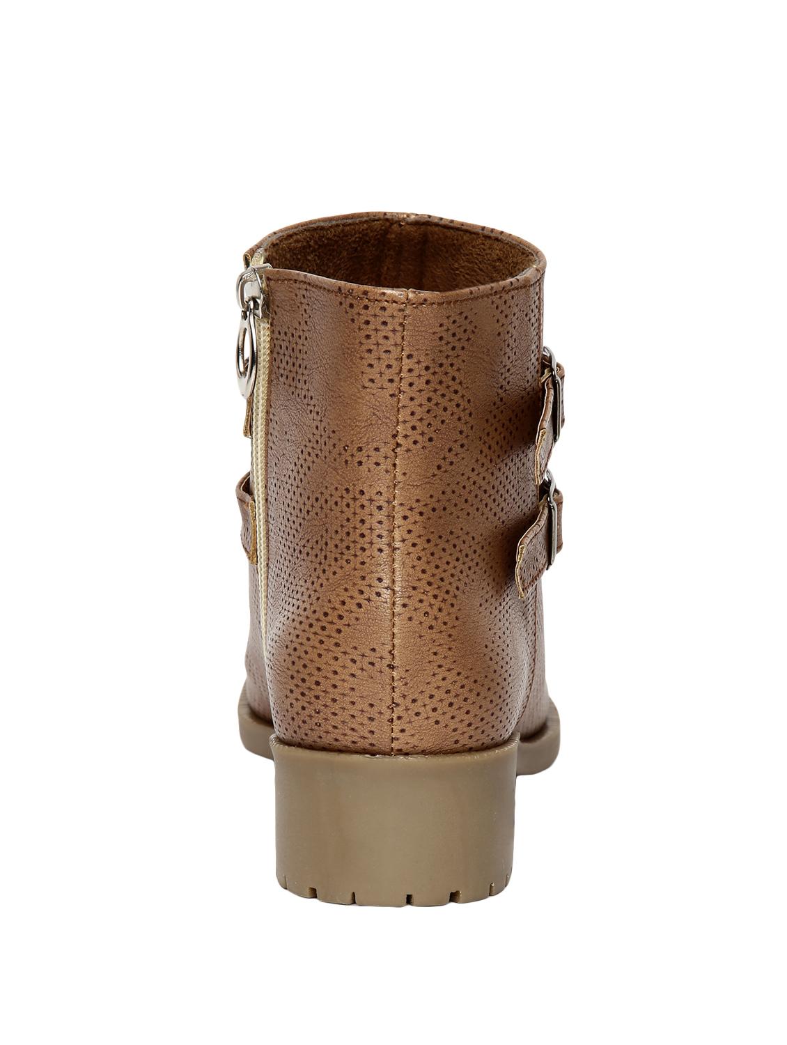 tan faux leather ankle boot - 14544456 - Zoom Image - 2