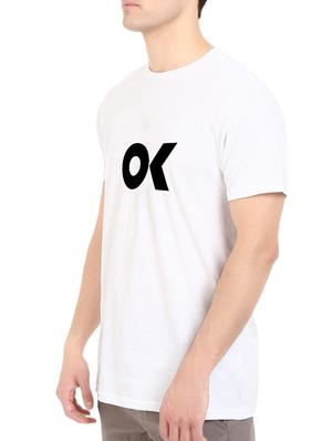white cotton chest print tshirt - 14544660 - Standard Image - 2