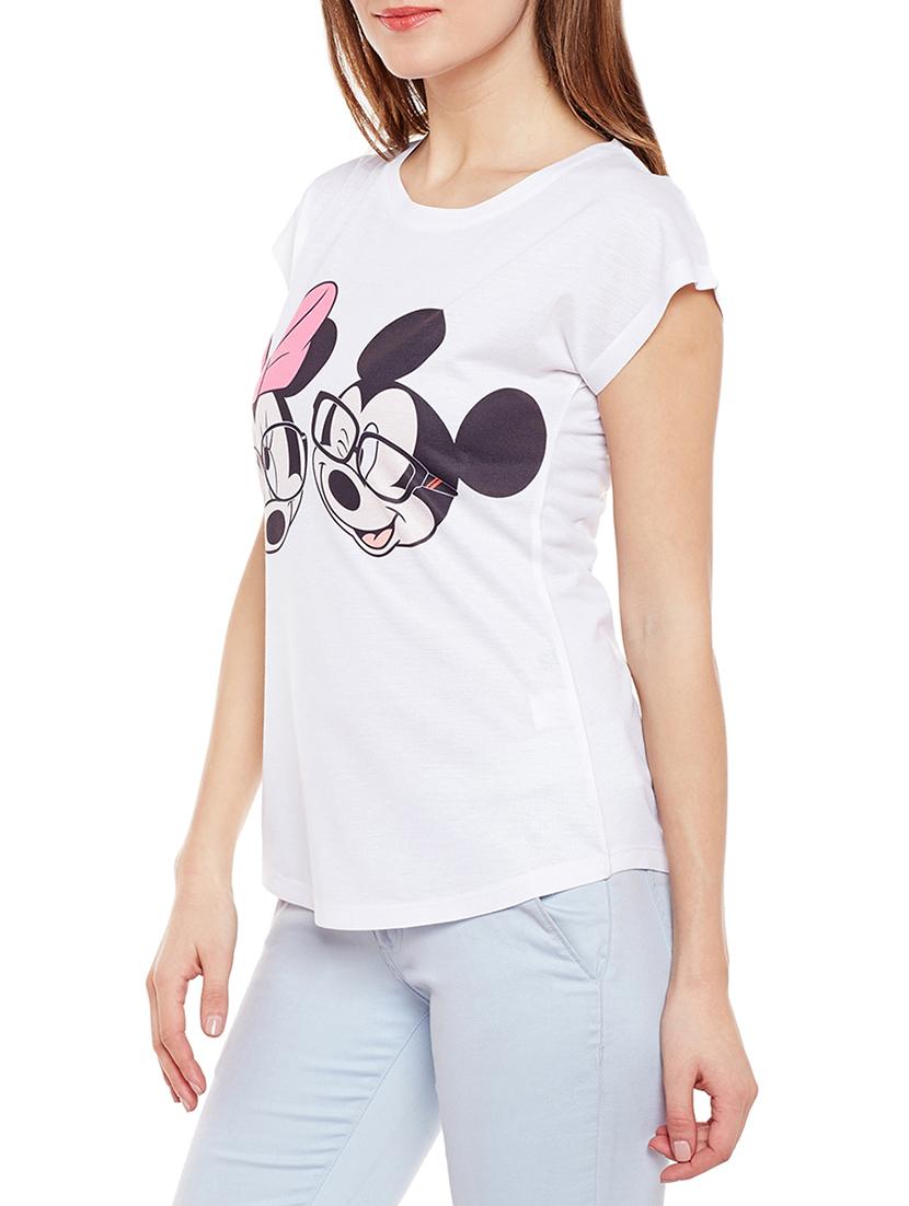 white printed tee - 14544898 - Zoom Image - 2