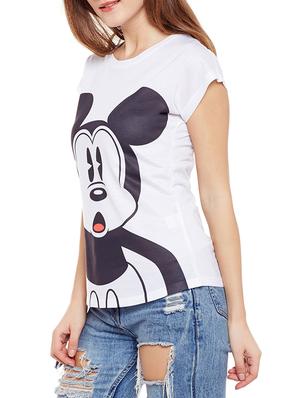 white printed tee - 14544902 - Standard Image - 2
