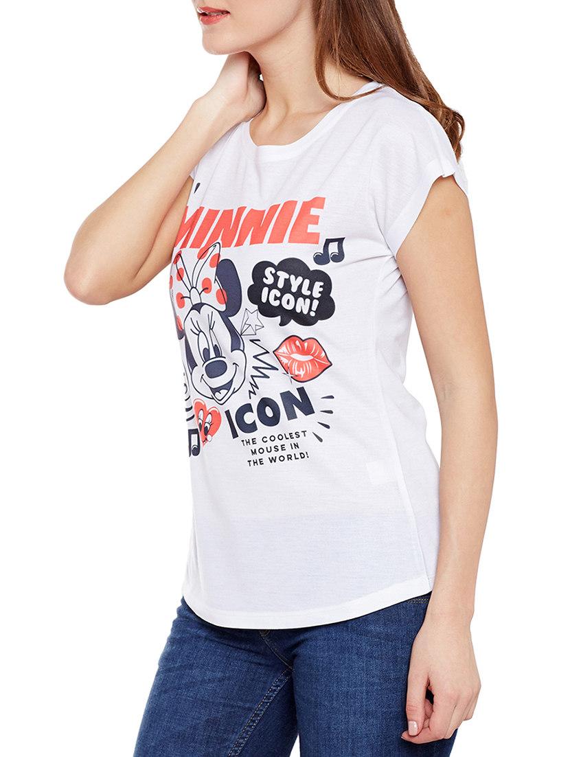 white printed tee - 14544905 - Zoom Image - 2