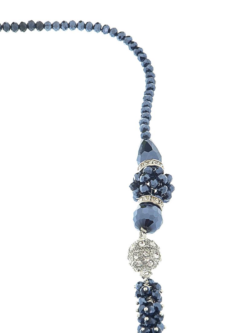 grey crystal long necklace - 14545923 - Zoom Image - 2