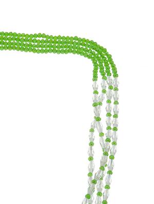 green crystal long necklace - 14545931 - Standard Image - 2