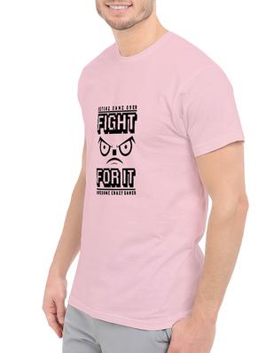pink cotton chest print tshirt - 14547883 - Standard Image - 2