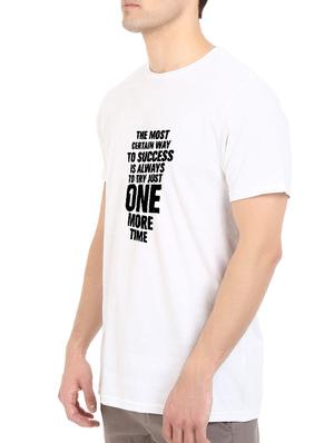 white cotton chest print tshirt - 14548109 - Standard Image - 2