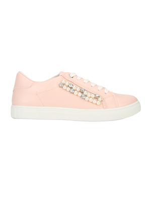 pink lace-up sneaker - 14549954 - Standard Image - 2