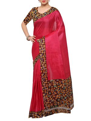 multi colored tussar silk combo saree with blouse - 14553753 - Standard Image - 5