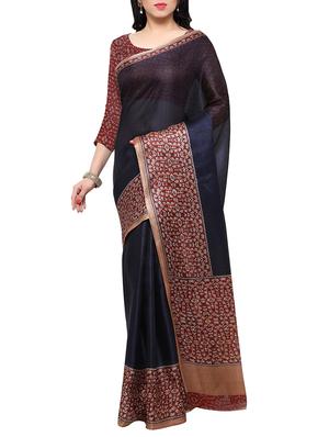 multi colored tussar silk combo saree with blouse - 14553763 - Standard Image - 2