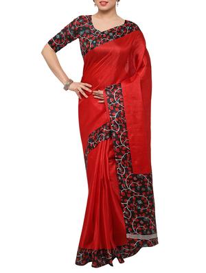 multi colored tussar silk combo saree with blouse - 14553771 - Standard Image - 5