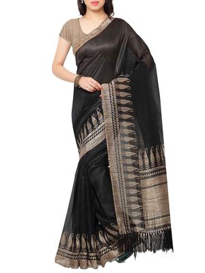 multi colored tussar silk combo saree with blouse - 14553796 - Standard Image - 5