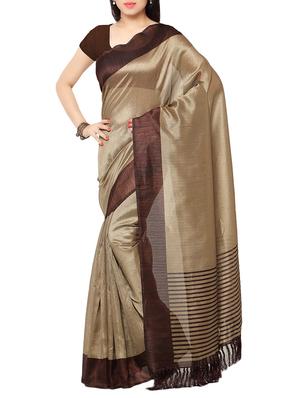 multi colored tussar silk combo saree with blouse - 14553842 - Standard Image - 2