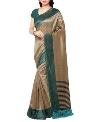 multi colored tussar silk combo saree with blouse - 14553845 - Standard Image - 2