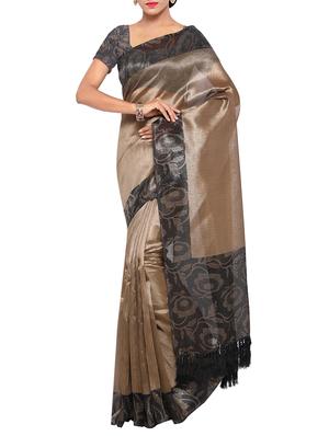 multi colored tussar silk combo saree with blouse - 14553851 - Standard Image - 2