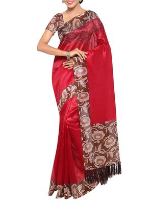 multi colored tussar silk combo saree with blouse - 14553854 - Standard Image - 2