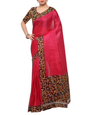 multi colored tussar silk combo saree with blouse - 14553866 - Standard Image - 2