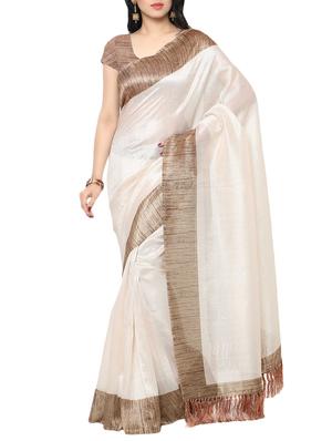 multi colored tussar silk combo saree with blouse - 14553872 - Standard Image - 2
