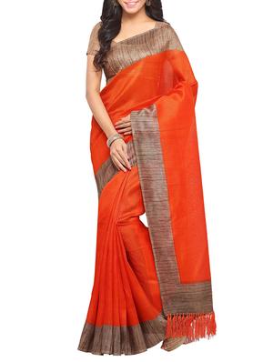 multi colored tussar silk combo saree with blouse - 14553880 - Standard Image - 2