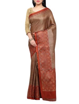 multi colored tussar silk combo saree with blouse - 14553903 - Standard Image - 2